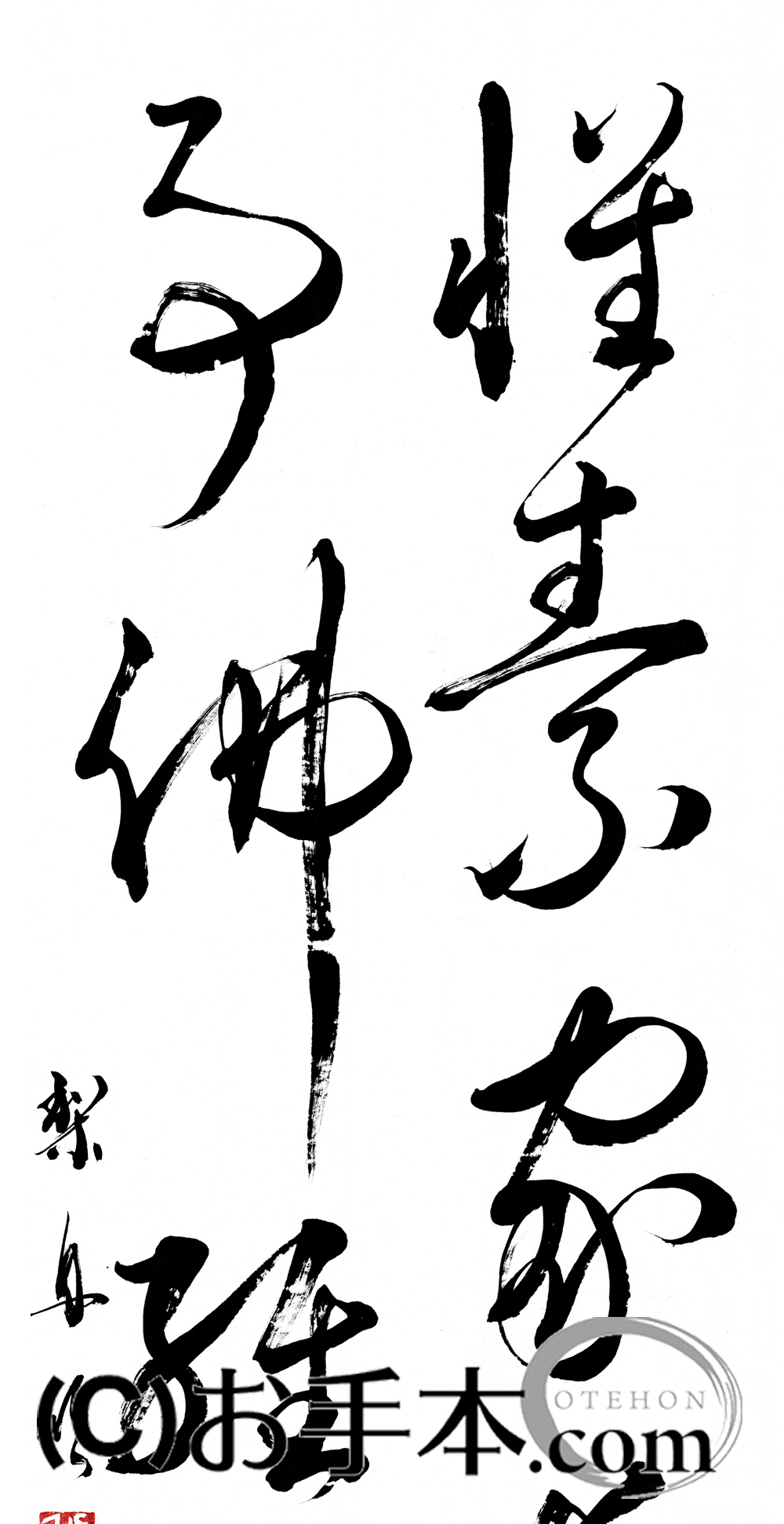 漢字臨書条幅２行草書『自叙帖１』 | お手本.com